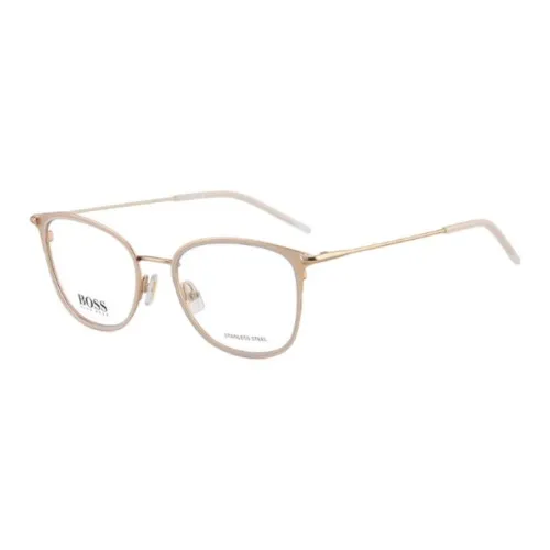 Hugo Boss Нержавеющая сталь Круглые Оправы для очков Женские Золотые