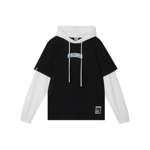 RIGORER Длинный рукав Т-рубашка Унисекс