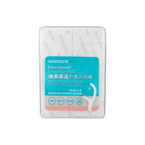 Watsons Гладкий Глубокая Очистка Защитные Стиксы для Зубной Нити 50 шт