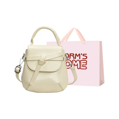 Worm's Home ПУ (полиуретан) Сумка Женская Белая Серебряная Черная Красная