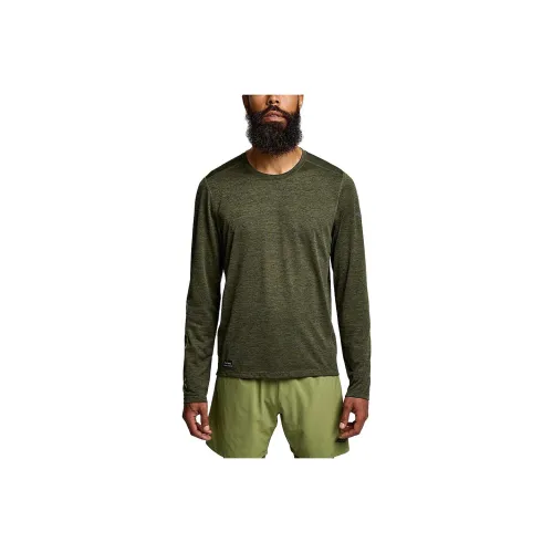 Saucony Stopwatch Graphic T-Shirt Мужская Зеленая