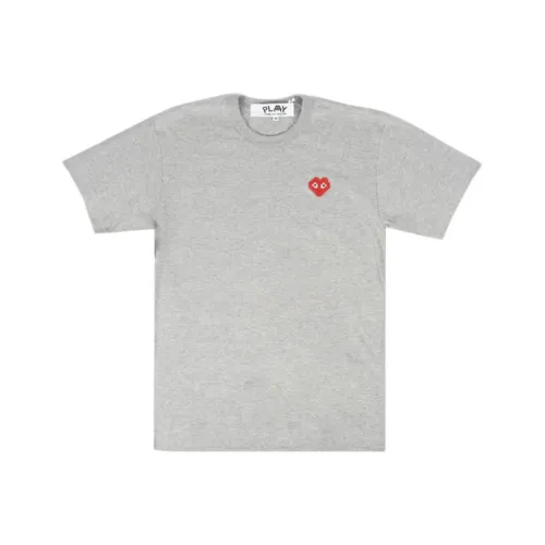 CDG Play Серый Мужской T-Рубашки