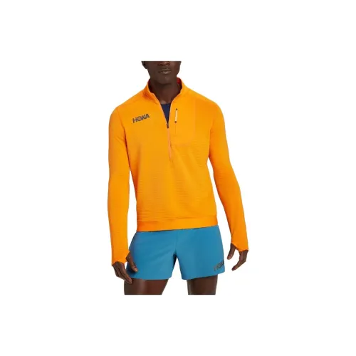 HOKA ONE ONE Желтая Мужская Футболка