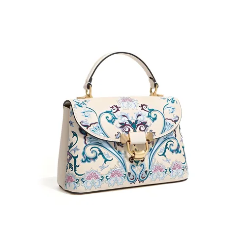 Forever Lucky Коровья кожа Одно плечо Сумка Женская Лунный свет Белый Янтарь