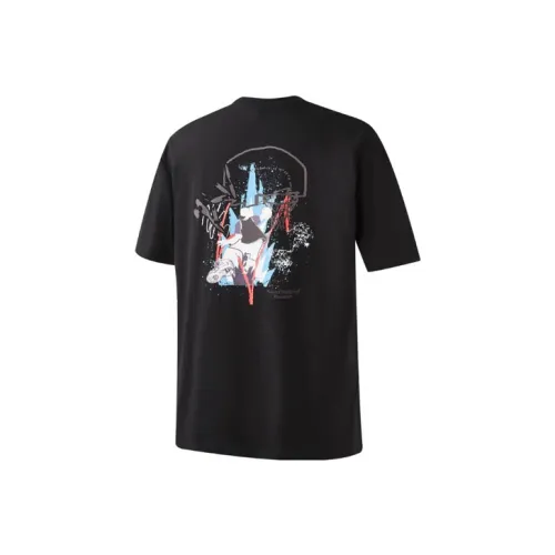 NBA Рукав с оборванным плечом T-рубашка Унисекс Черный