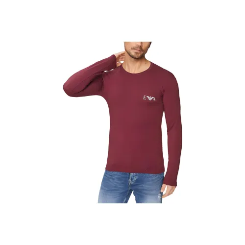 EMPORIO ARMANI Рубашка Мужская Темно-Красная