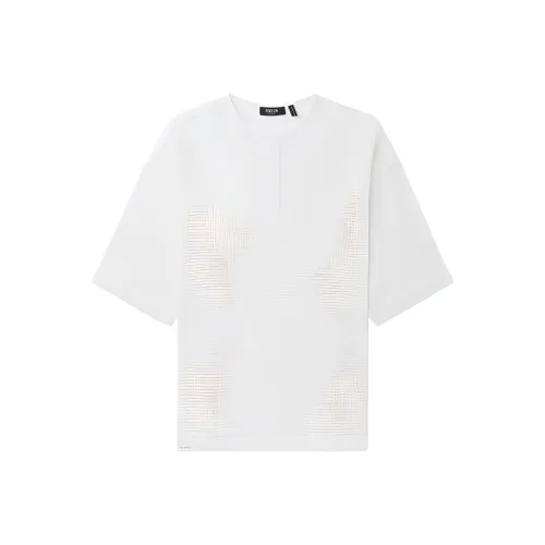 FIVE CM Рукав с спущенным плечом T-рубашка Мужская WHU Белый