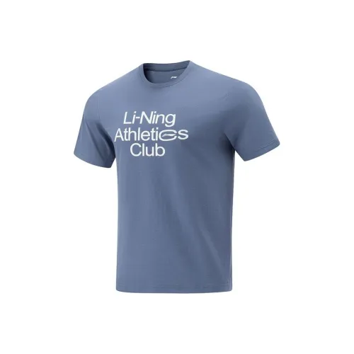 Т-рубашка с подкладкой мужская пыльно-синяя