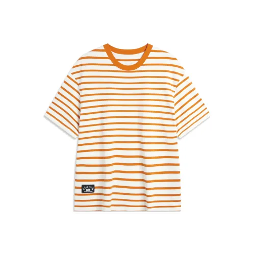LiNing Weekend Youth T-Shirt Унисекс Экрю Жженый Оранжевый
