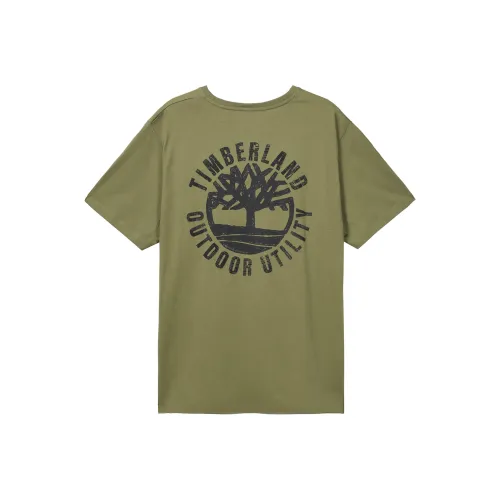 Timberland T-Shirt Унисекс Оливково-зеленый