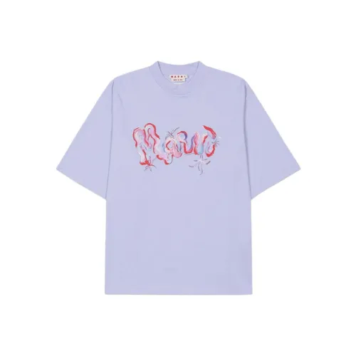 MARNI Светло-фиолетовые Мужские T-рубашки
