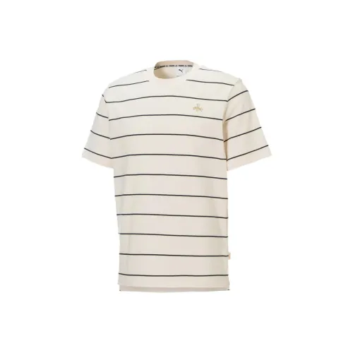 PUMA DASSLER LEGACY Полосатая футболка T-Shirt Рубашка Унисекс Белый