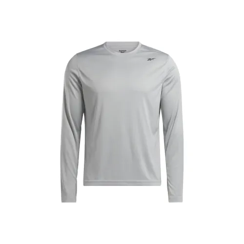 Reebok Training Long Sleeve Tech T Shirt Men's Gray Reebok Training Длинный рукав Tech T-Shirt Мужской Серый