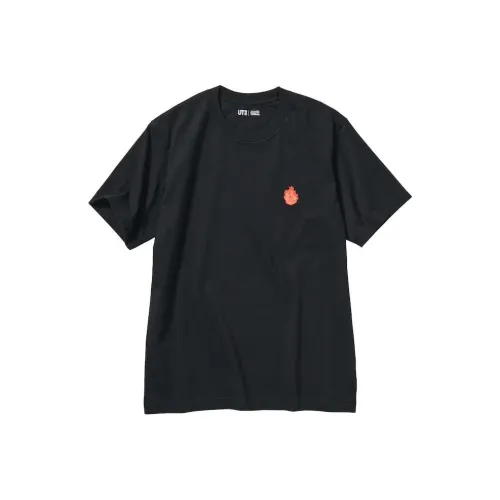 UNIQLO x NARUTO LIANMINGKUAN FW23 T-рубашка унисекс черная