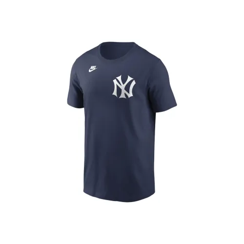 nike Babe Ruth Нью-Йорк Янкис Cooperstown Fuse T Рубашка Мужской Морской синий
