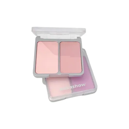 KAKASHOW Двухтонный Росовый Румяна с Сиянием