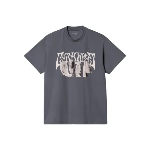 Carhartt WIP FW23 Pagan T Рубашка T Рубашка Мужская Flint Каменный