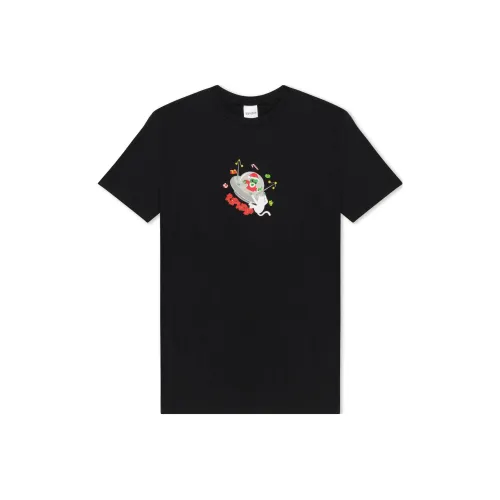 RIPNDIP совместная черная мужская футболка