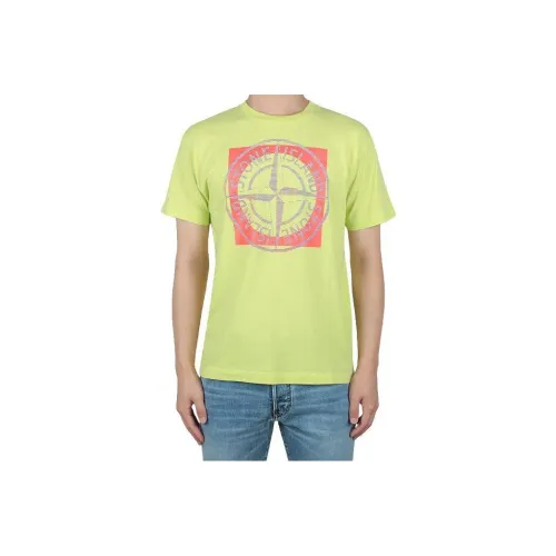 STONE ISLAND Рубашка Мужская Желтая