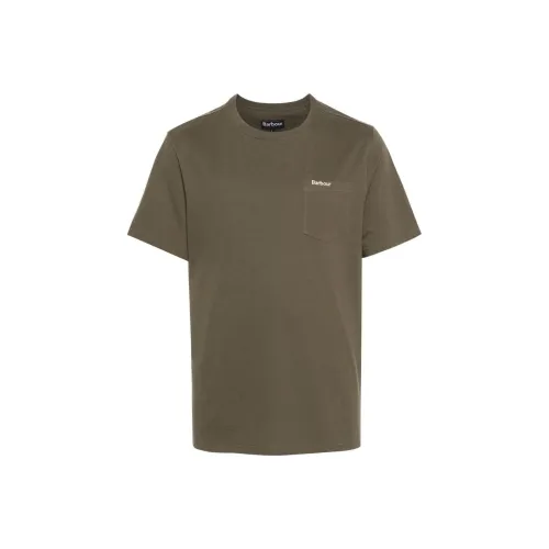 BARBOUR T-Shirt Мужская Оливково-зеленая