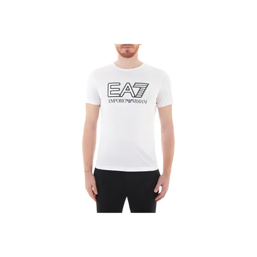 EMPORIO ARMANI EA7 T-Shirt Мужской Белый