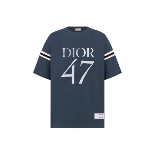 DIOR Мужские синие T-рубашки