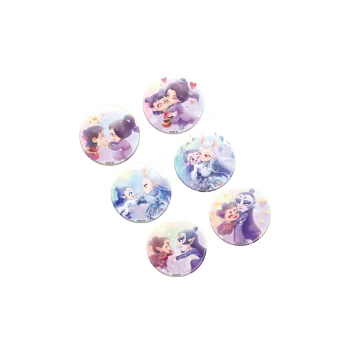 KAYOU Ne Zha Demon Child Conquers The Sea Hug Collection Четыре SEASONS Коллекция Значки