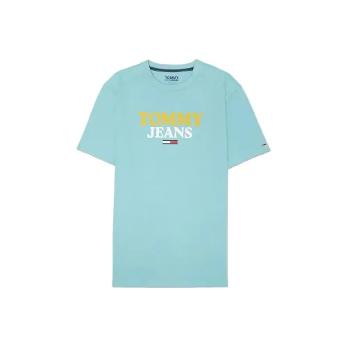 Tommy Hilfiger Джинсы T Рубашка Топы Средиземноморский Синий T Рубашка Мужской Средиземноморский Синий