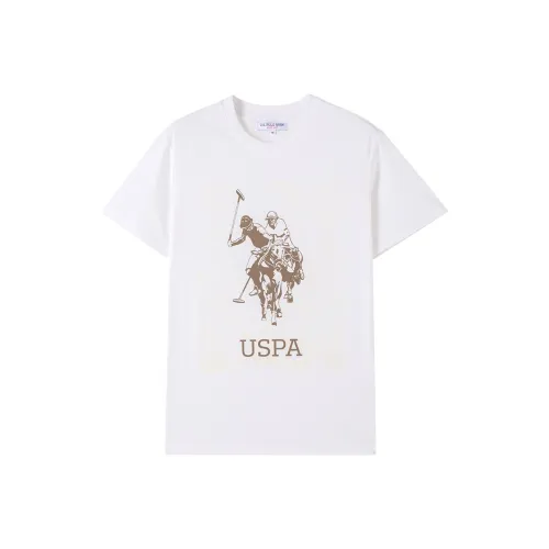 U.S. POLO ASSN. Рубашка Мужская Чисто Белая