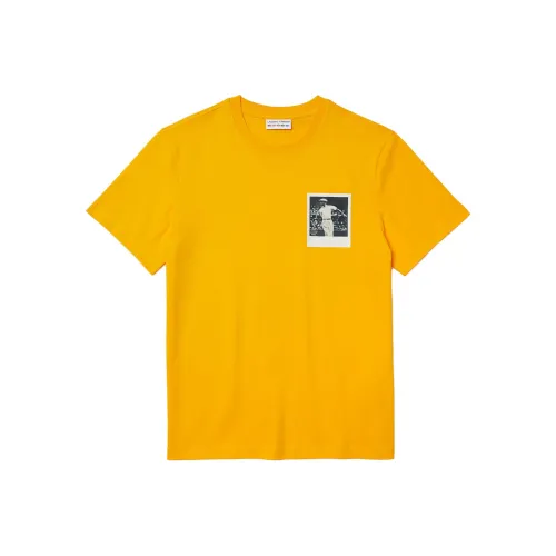 LACOSTE Collaboration Желтые Мужские Футболки