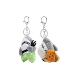 Плюшевая акула Fork подвеска + Плюшевая акула скульптура подвеска