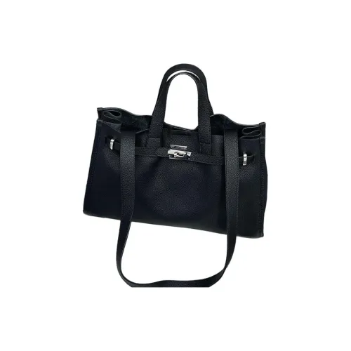 H YXIANG Коровья кожа Сумка Женская Черная