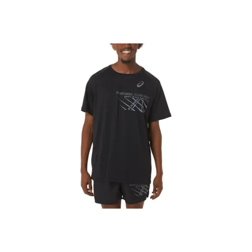 Asics Track Field Wear Черные Мужские Футболки