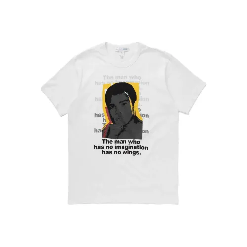 COMME DES GARCONS SHIRT Белая Мужская Футболка