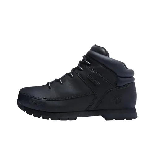 Timberland Euro Sprint Детская туристическая обувь MID Топ Черный Школьный возраст