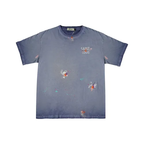 SSSAINT LOUIS T-Shirt Унисекс Синий