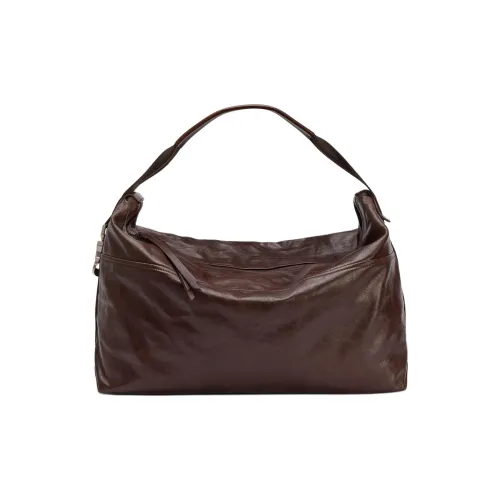 Lemaire Телячья кожа Сумка через плечо Женская Темно-коричневая