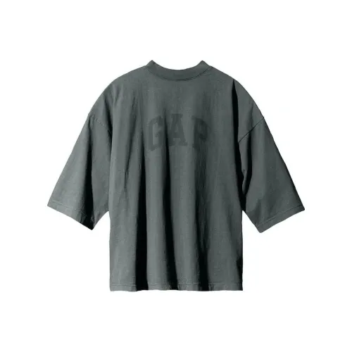 YEEZY Толстовка T-Shirt Мужская Синий Серый Темно-синий