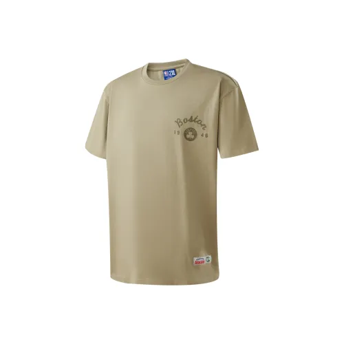 NBA Celtic Team Culture Collection Футболка Унисекс Зеленая Серый