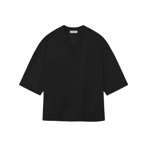 Fear of GOD Черная Унисекс Футболка