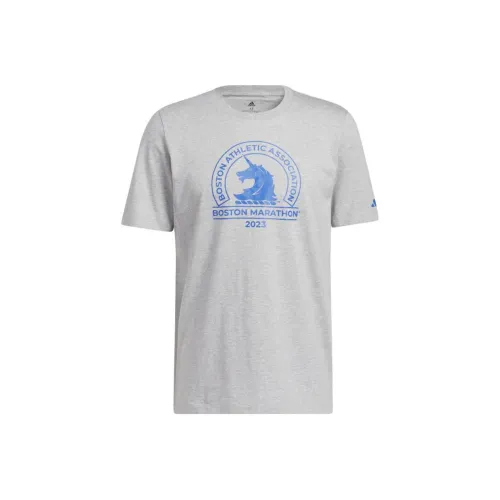 Adidas Marathon 20 Серый Мужской T-Рубашки