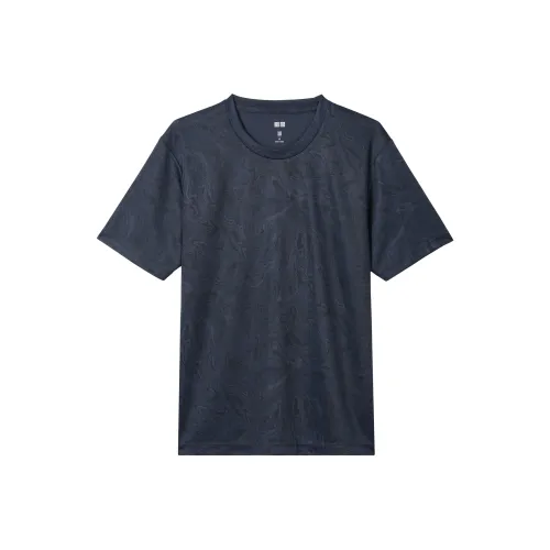 UNIQLO T-Shirt Унисекс Темно-синий