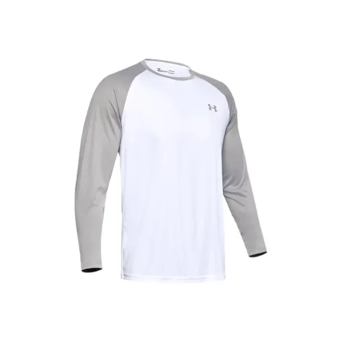 Under Armour Velocity Long Sleeve T-Shirt Мужская Серого цвета
