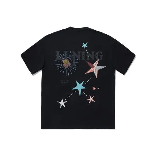 LINING Черная Унисекс Футболка