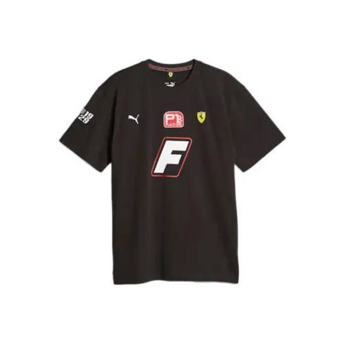 PUMA Scuderia Ferrari Черные Мужские Футболки