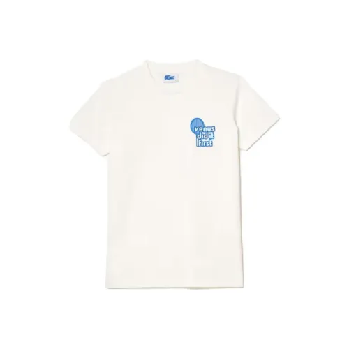 lacoste X Одиннадцать By Venus Co Бренд Белая Унисекс Футболка