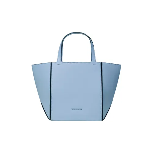 MICHAEL KORS Jordi Коровья кожа Тоут Сумка Сумка для покупок Сумка среднего размера Женская Синяя