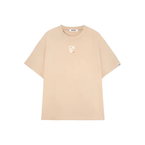 CANOTWAIT_ T-Shirt Унисекс Бежевый