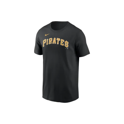 nike Pittsburgh Pirates Fuse Wordmark T-Shirt Мужской Черный