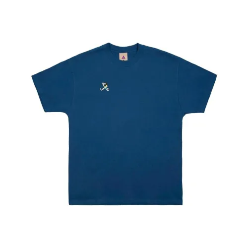 Nike Blue Men's T-Shirts Найк Синий Мужские Футболки